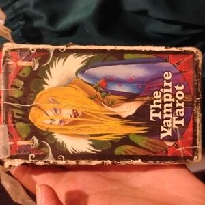 Used tarot cards